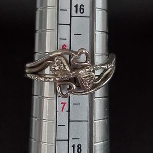 Sterling & Diamond Ring